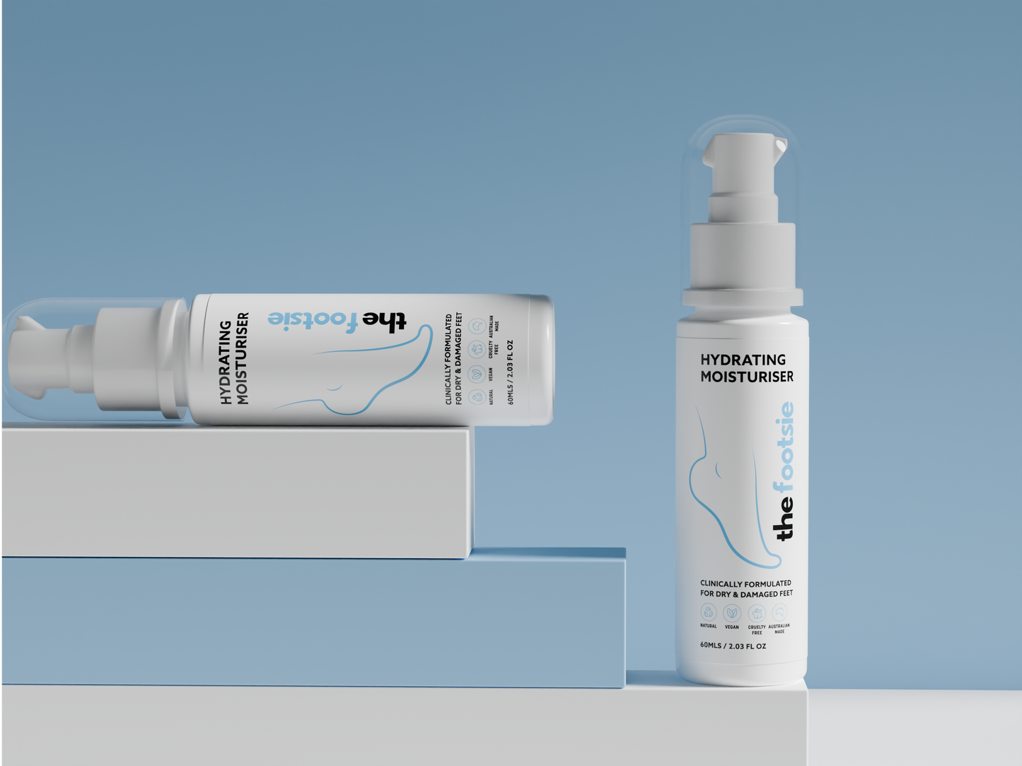 The Footsie Hydrating Moisturiser – Clinically Formulated for Dry & Damaged Feet
