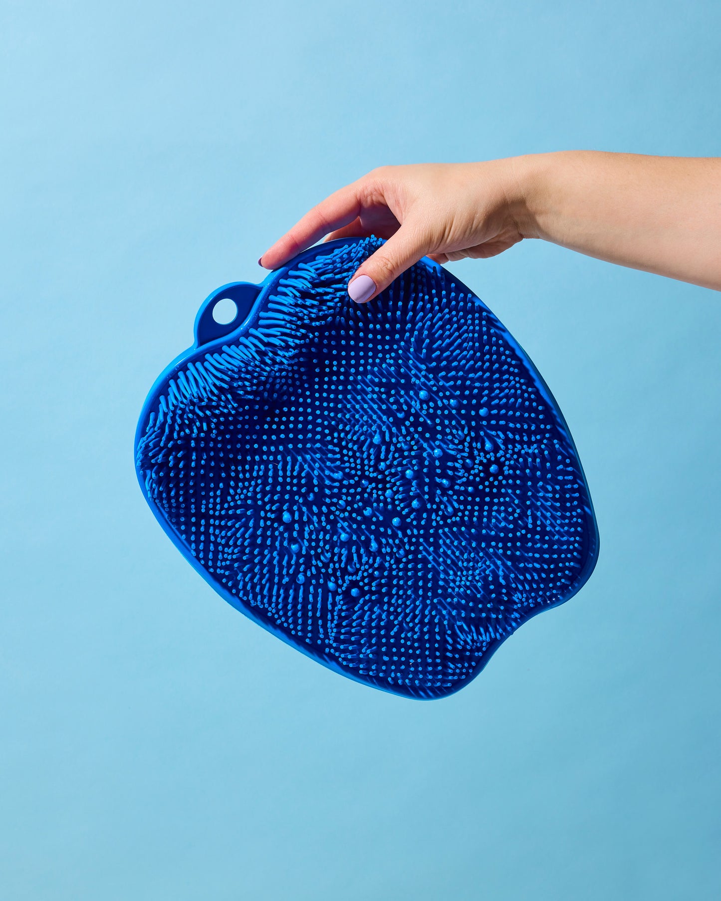 The Footsie shower foot scrubber detail view