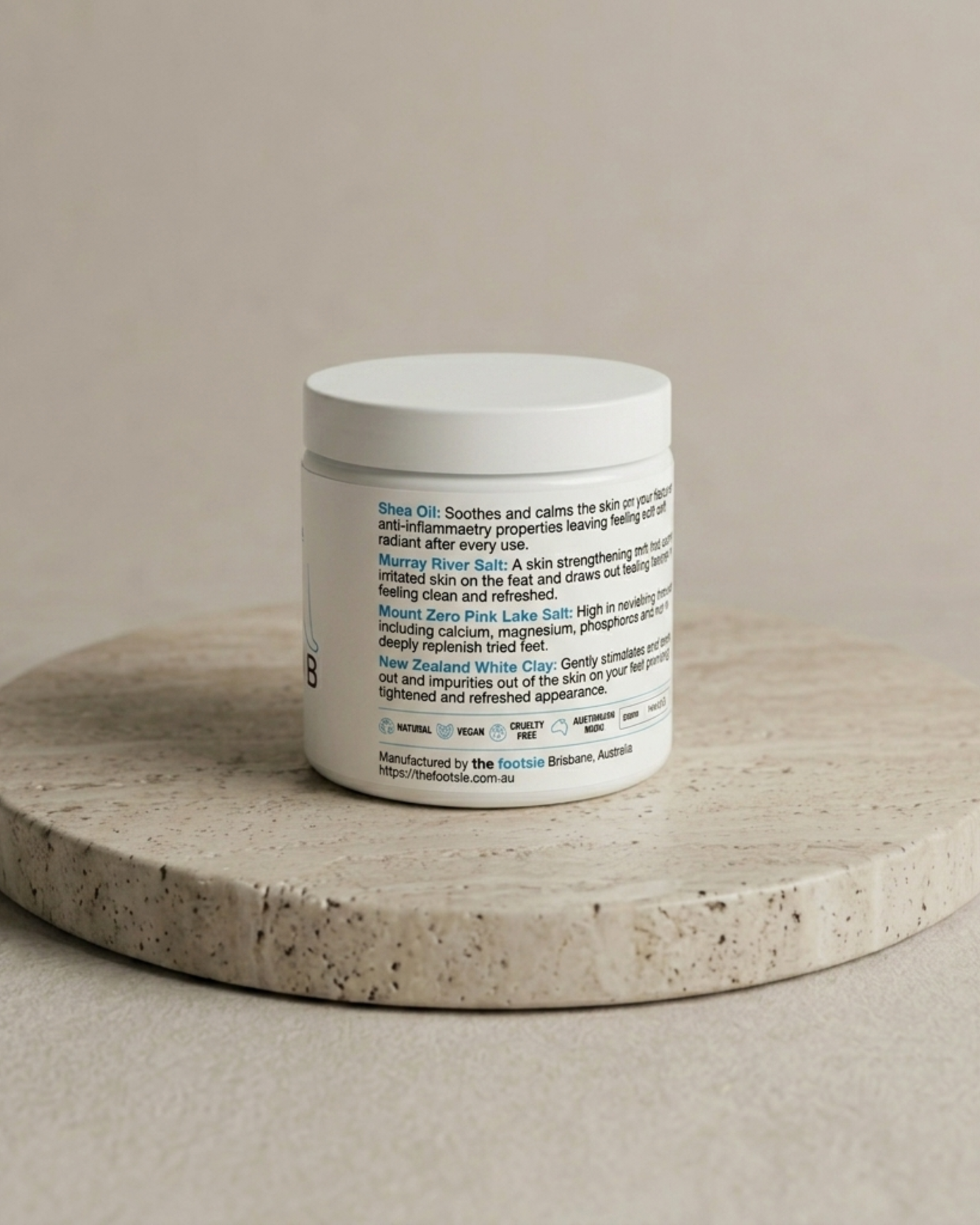 The Footsie Exfoliating Salt Scrub